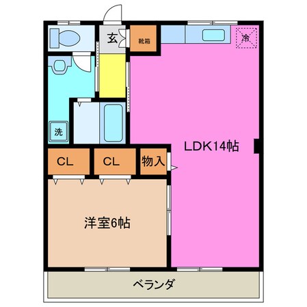 後藤マンションの物件間取画像